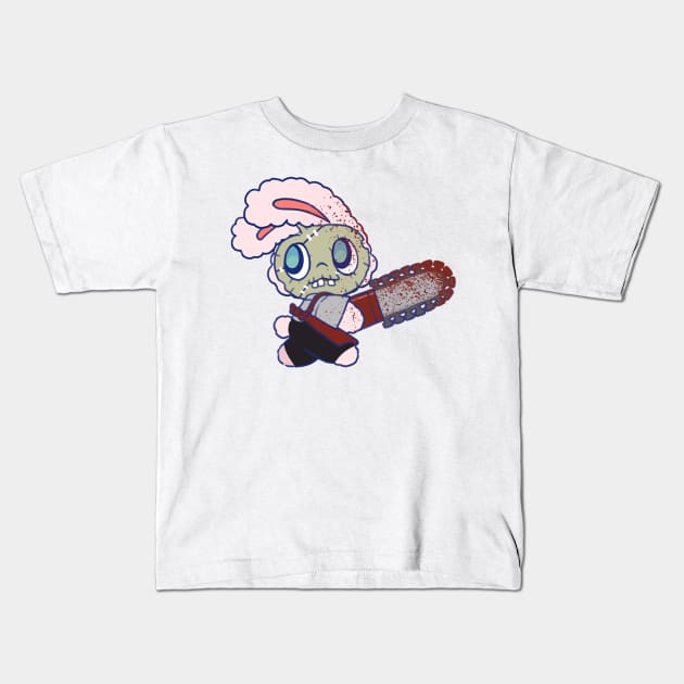 Chainsaw Pinky's father Kids T-Shirt by COOLKJS0